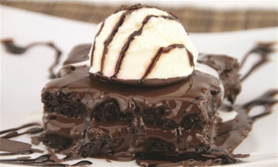 brownies με παγωτό φωτογραφία