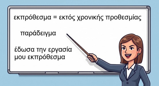 εκπρόθεσμα φωτογραφία