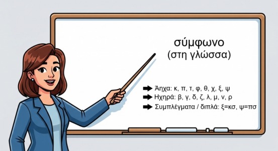 σύμφωνο (στη γλώσσα) φωτογραφία
