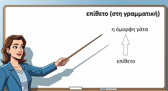 επίθετο (στη γραμματική) φωτογραφία