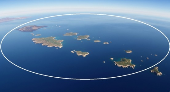 νησιώτικο σύμπλεγμα φωτογραφία
